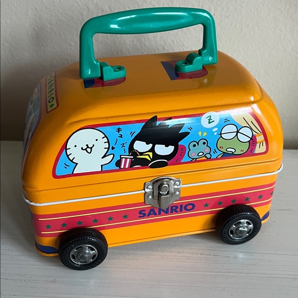 Sanrio Other - Rare 1996 Sanrio Tin Bus Purse with Handle